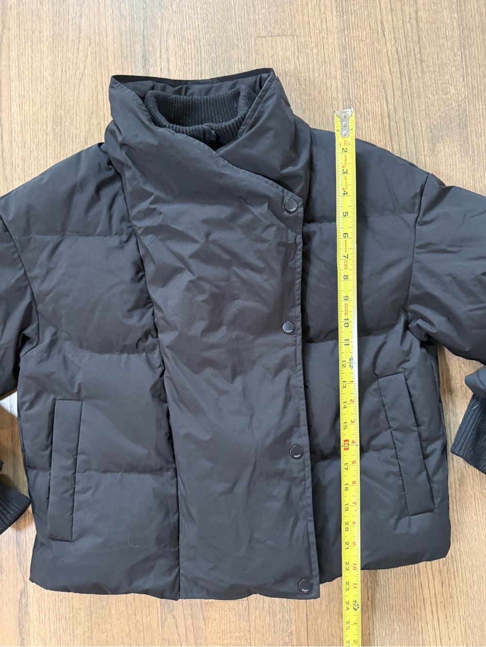 ba&sh Bowie Padded Puffer Jacket-Size 4-Black - Picture 14 of 15